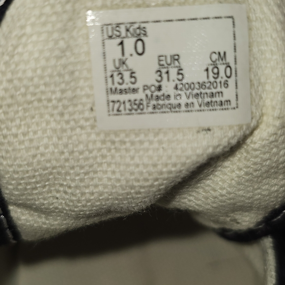 Vans Classic Black and White Lace-Up Sneakers - Picture 6 of 8